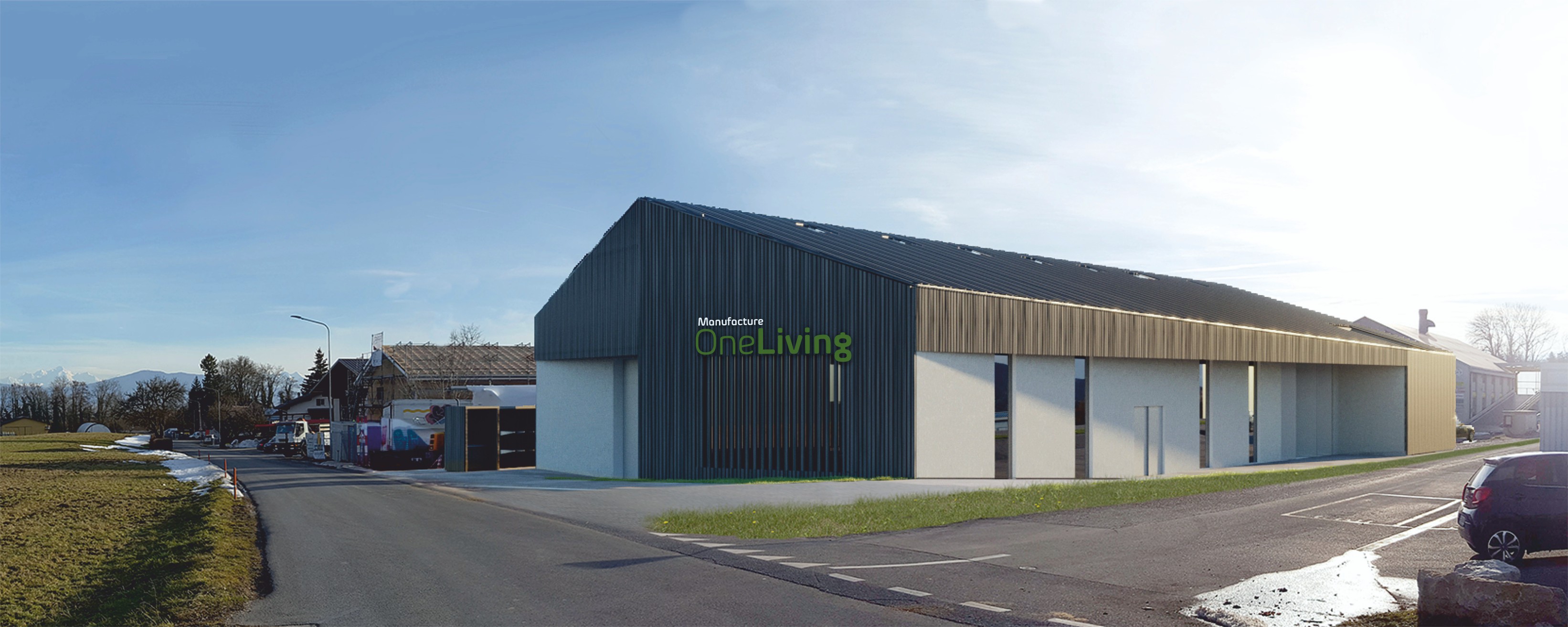Simulation 3D de la manufacture OneLiving