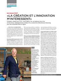 Article La Côte Hebdo Entreprise - sept. 2021